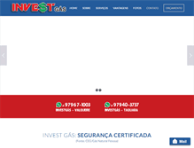 Tablet Screenshot of investgas.com.br